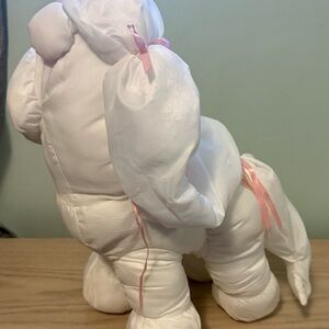 Fisher-Price White and Pink Stuffed Unicorn